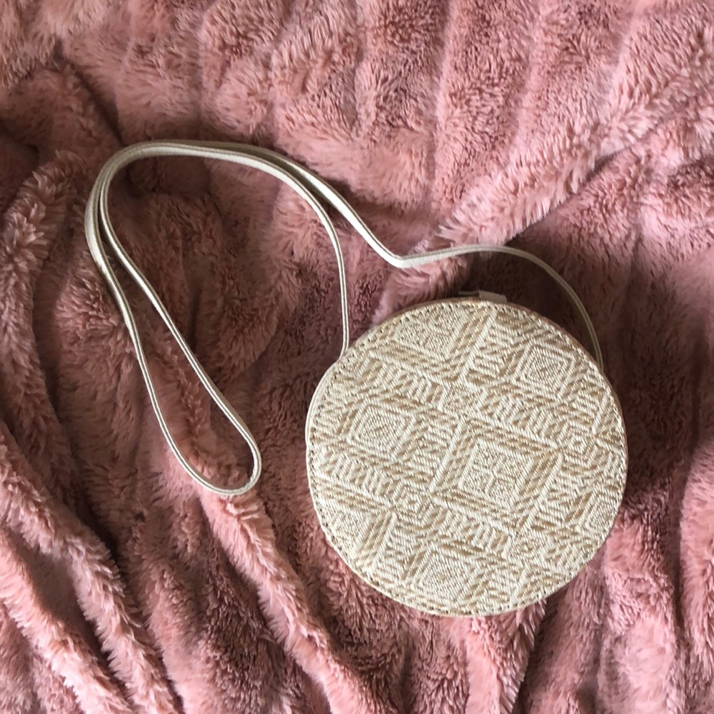 BNWT Lionel round vegan leather crossbody bag